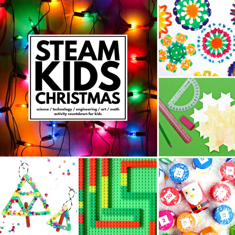 25 days of Christmas STEAM activities for December || Gift of Curiosity