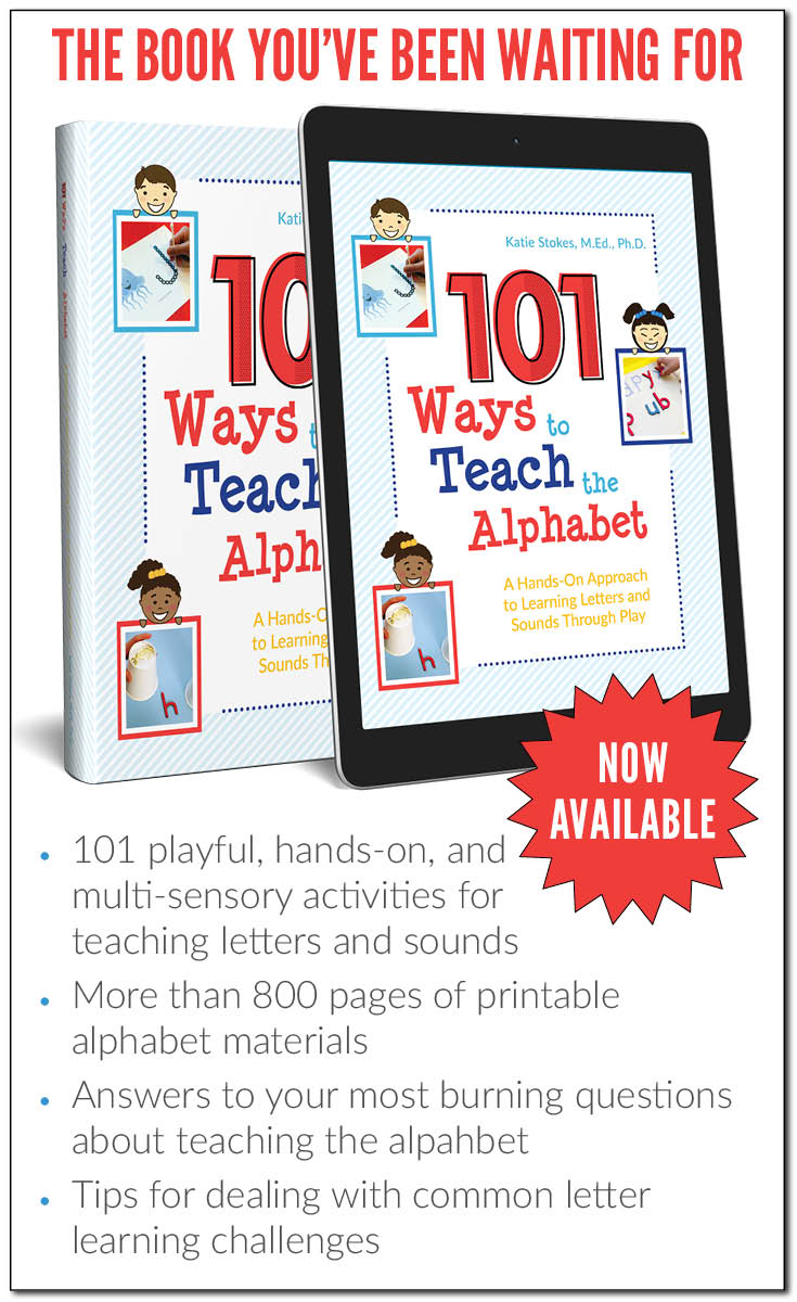 101 Ways to Teach the Alphabet: A Hands-On Approach to Teaching Letters and Sounds Through Play | 101 playful, hands-on, and multi-sensory activities for teaching letters and sounds | More than 800 pages of printable alphabet materials | Answers to your most burning questions about teaching the alphabet | Tips for dealing with common letter learning challenges || Gift of Curiosity