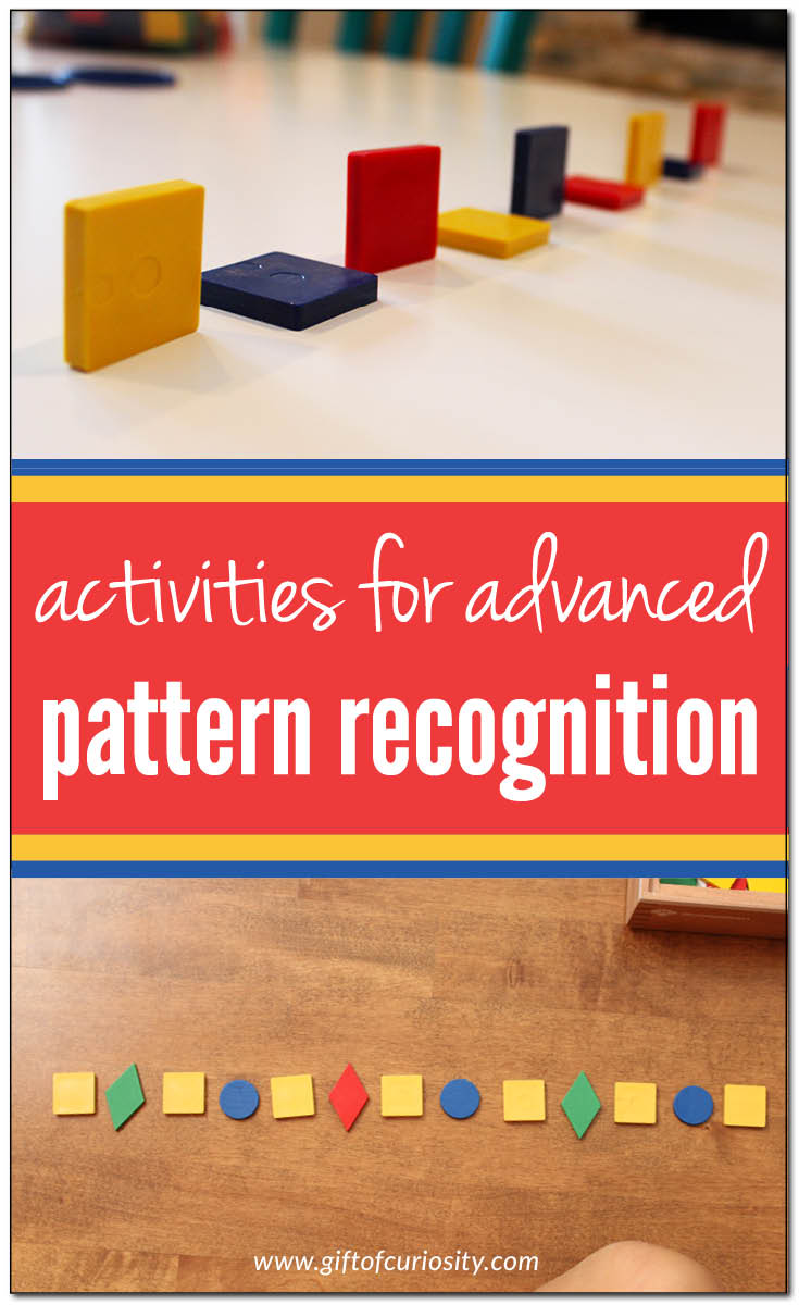 Activities that support advanced pattern recognition skills | Patterning for elementary grades || Gift of Curiosity