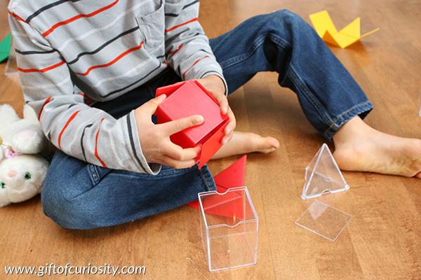 Hands-on geometric shapes | Exploring 3-D shapes | Exploring geometric forms || Gift of Curiosity