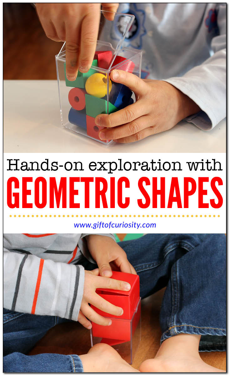 Hands-on geometric shapes | Exploring 3-D shapes | Exploring geometric forms || Gift of Curiosity