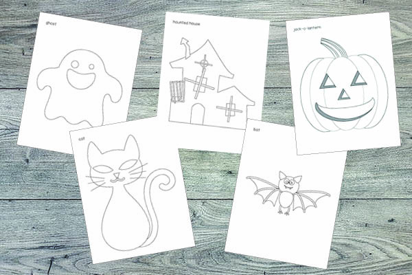 Halloween Toddler Skills Pack: Coloring Pages || Gift of Curiosity
