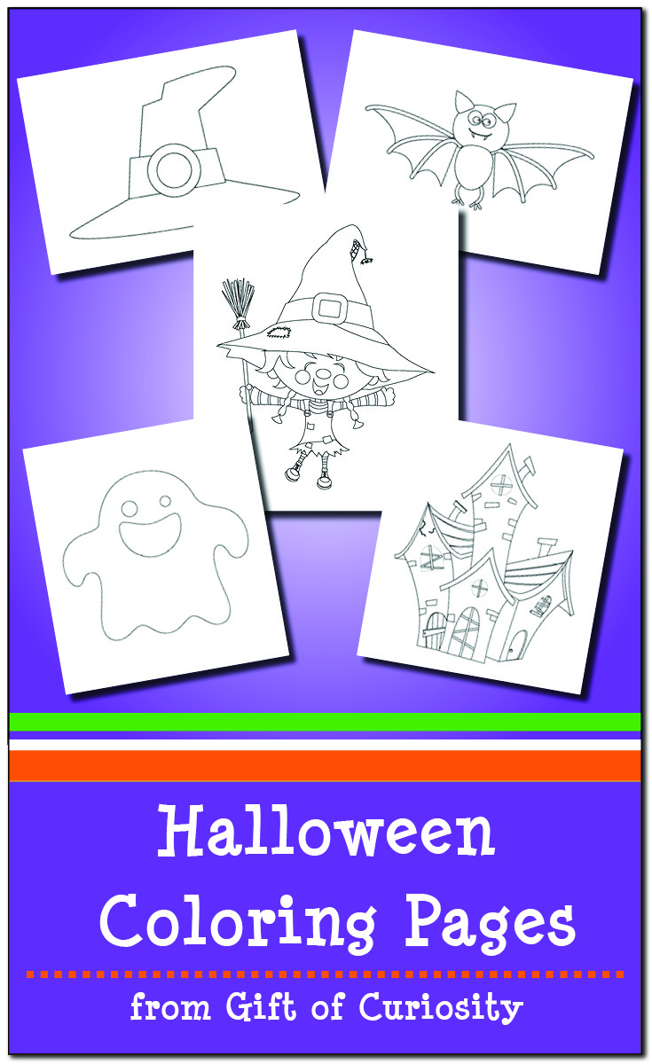 FREE Halloween Coloring Pages for kids | #Halloween #freeprintables || Gift of Curiosity