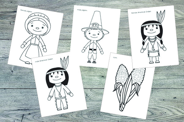 Thanksgiving Toddler Skills Pack: Coloring Pages || Gift of Curiosity