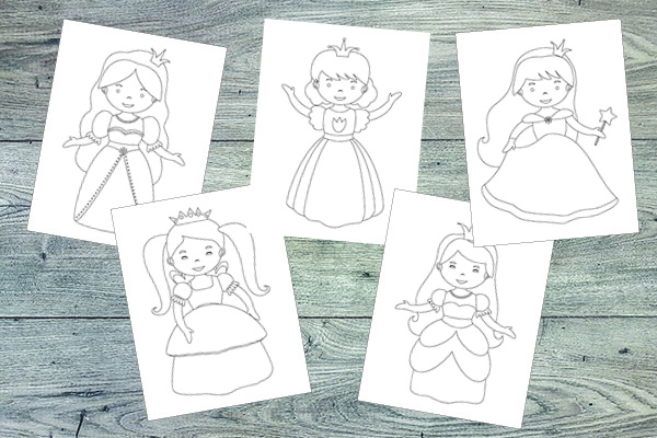 This Princess Toddler Skills Pack features more than 60 pages of princess-themed activities for children ages 1-3, including do-a-dot activities, coloring pages, puzzles, colors, shapes, fine motor activities, and early math activities. #printables #giftofcuriosity #toddlers || Gift of Curiosity