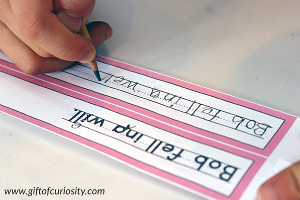 These Sentence Challenges are a Montessori-inspired activity that supports reading and writing skills development. Children will work on finding and correcting errors in text, capitalization, punctuation, and the mechanics of handwriting. 