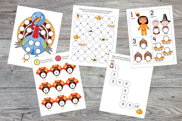The Thanksgiving Printables Bundle features more than 320 pages of printable Thanksgiving-themed activities. Ideal for kids ages 2-8. Perfect for Thanksgiving learning all November long! | #Thanksgiving #printables #giftofcuriosity || Gift of Curiosity