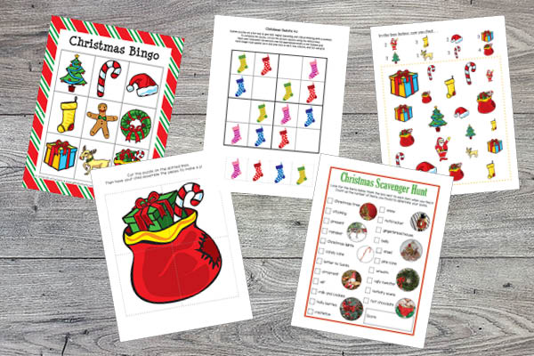 The Christmas Printables Bundle features more than 365 pages of printable Christmas-themed activities. Ideal for kids ages 2-8. Perfect for Christmas learning all December long! | #Christmas #printables #giftofcuriosity || Gift of Curiosity