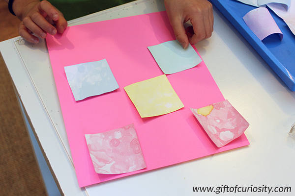 Making bubble prints is a very fun process art activity for kids that allows them to explore a new art material (bubbles!) and get their creativity on. 