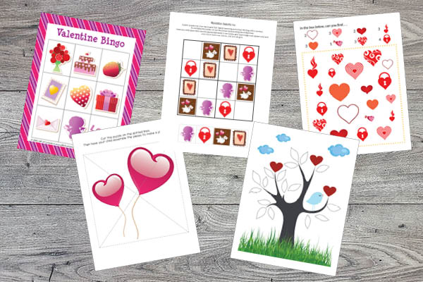 Valentine Printables Bundle - critical thinking