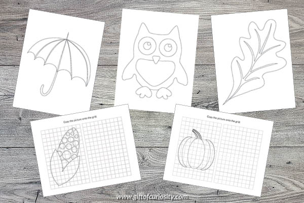 Fall Printables Bundle - coloring and drawing pages