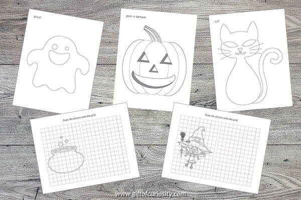 Halloween Printables Bundle - coloring and drawing activities