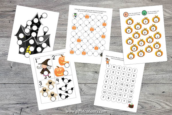 Halloween Printables Bundle - Do-a-dot activities
