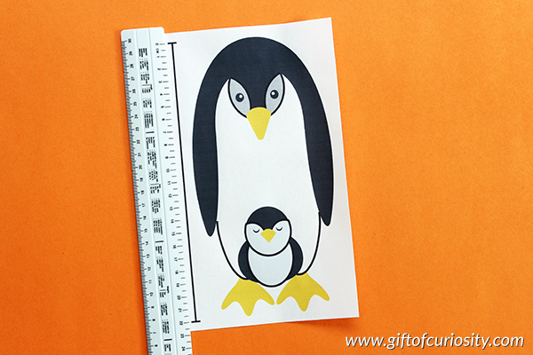 Measuring penguins in centimeters
