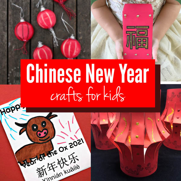 Chinese New Year Crafts for Kids - perfect for celebrating the Year of the Ox! #ChineseNewYear #CNY #YearOfTheOx || Gift of Curiosity