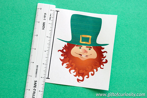 St. Patrick's Day Measurement Activity - measuring in whole inches